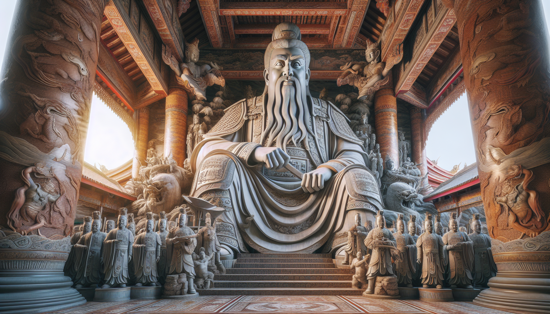 นักธุรกิจจีนถวายเทพเจ้ากวนอูยักษ์ให้หลวงพ่อแป๊ะ แห่ส่องเลขเด็ด